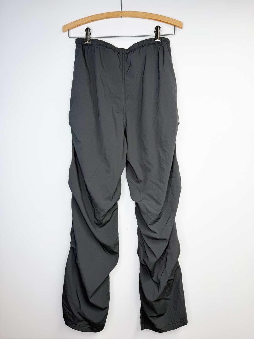 JOAH BROWN Ruched Track Hiking Pant Cargo Nylon JET Grey (FIT102) XS - Picture 4 of 11